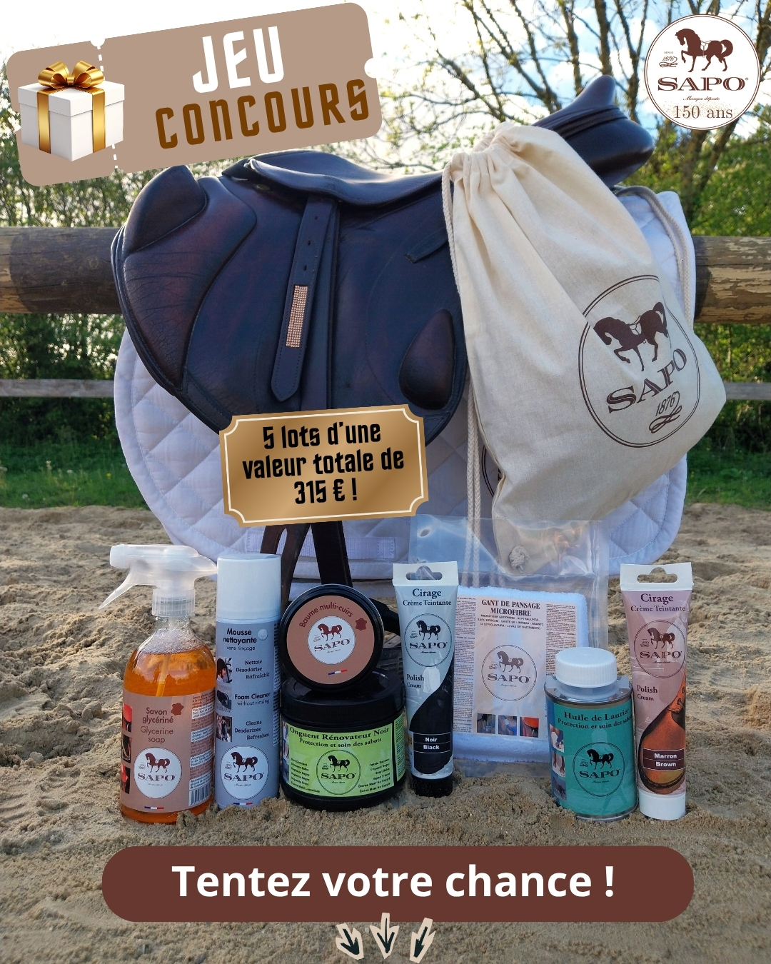 150 ans SAPO Jeu concours
